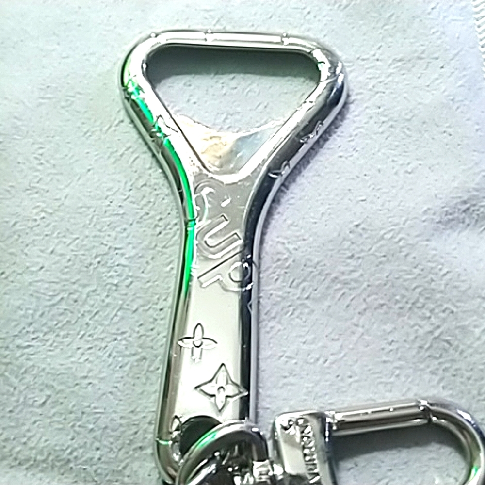 Louis Vuitton Supreme bottle opener key chain/ bag charm